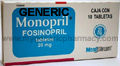 Generic Fosinopril (tm)  20mg (30 Pills)